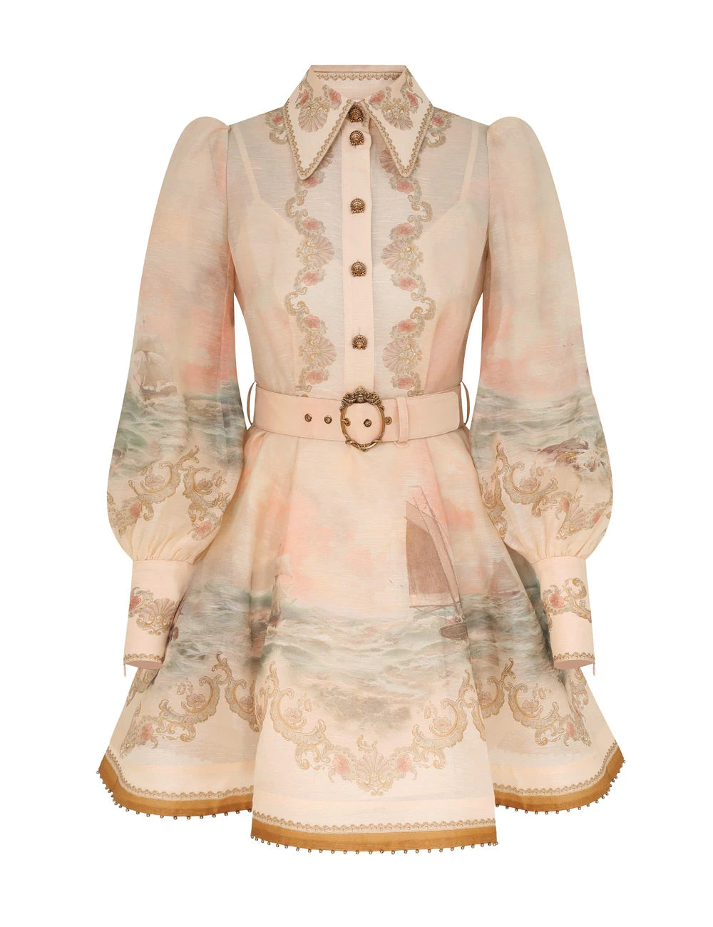 Zimmermann - Rebellion Marine Mini Dress