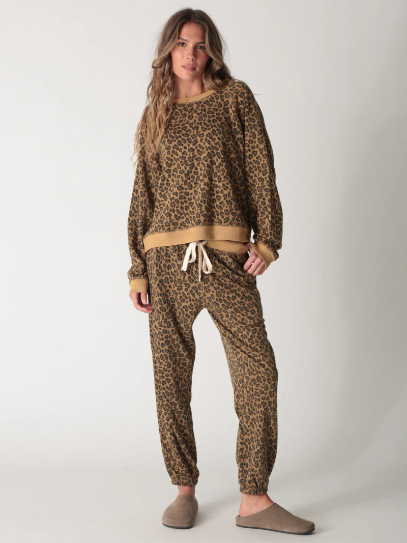 Electric & Rose - Ronan Sweatshirt in Leopard Natural