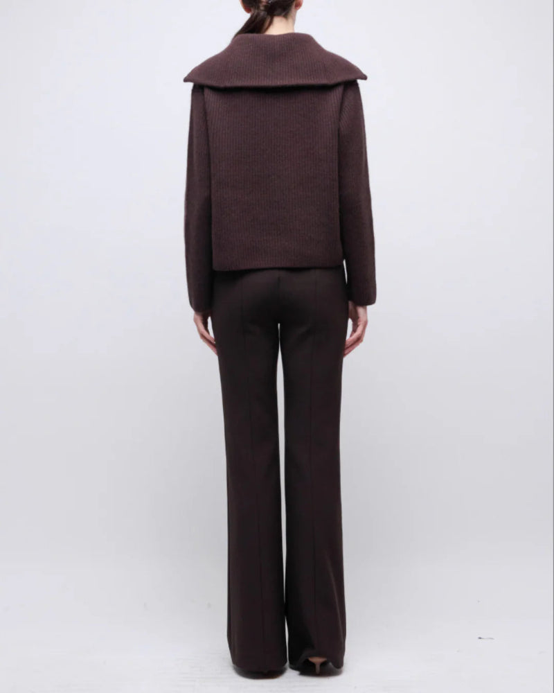 SIMKHAI - Landry Sweater in Chocolate