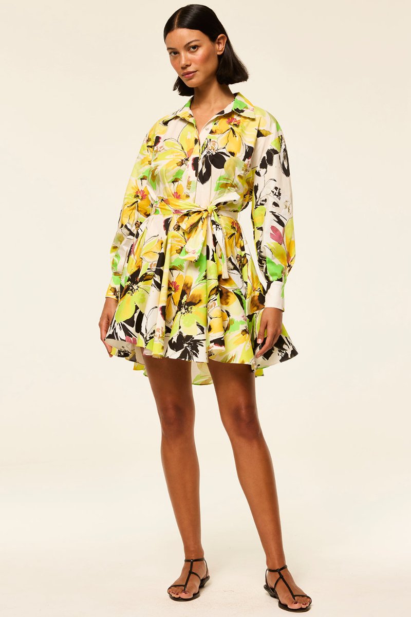 Misa Los Angeles - Alora Dress in Lucent Blooms Lucent Blooms / XS Misa Los Angeles - Alora Dress in Lucent Blooms Lucent Blooms / XS