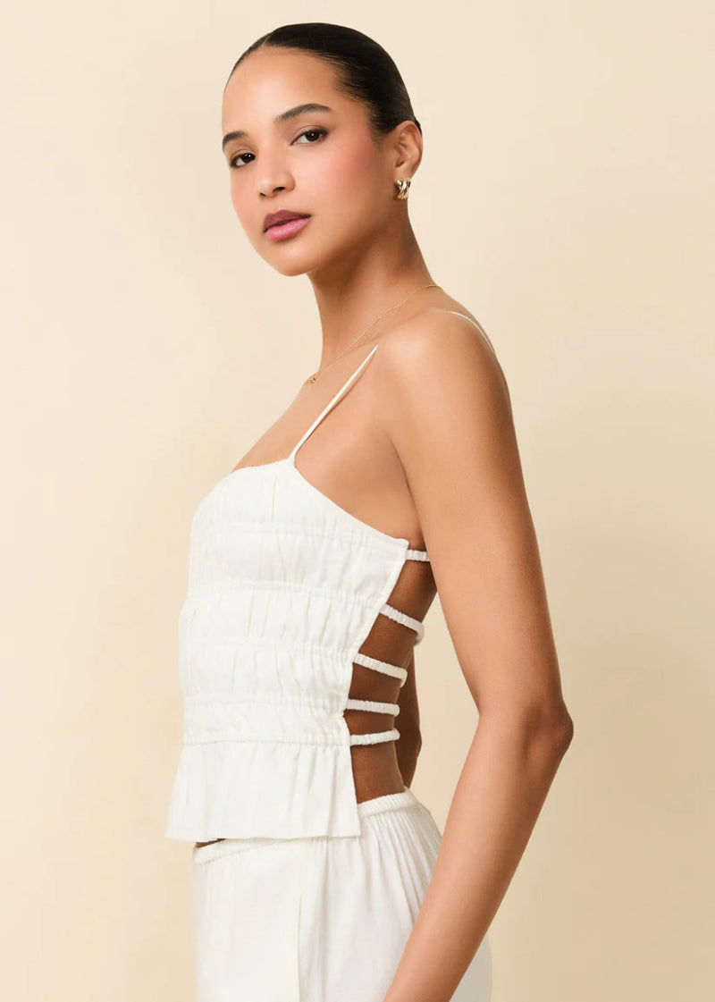 Solid & Striped - The Delta Top in Optic White