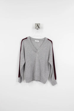 One Grey Day - Connie Cashmere VNeck