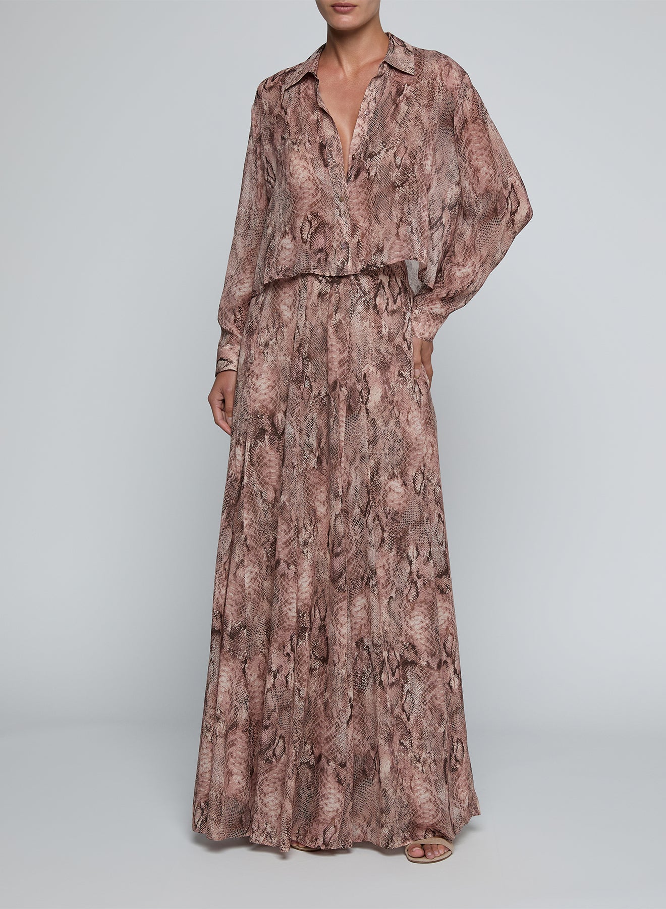 COSETTE CROP HI LOW SHIRT