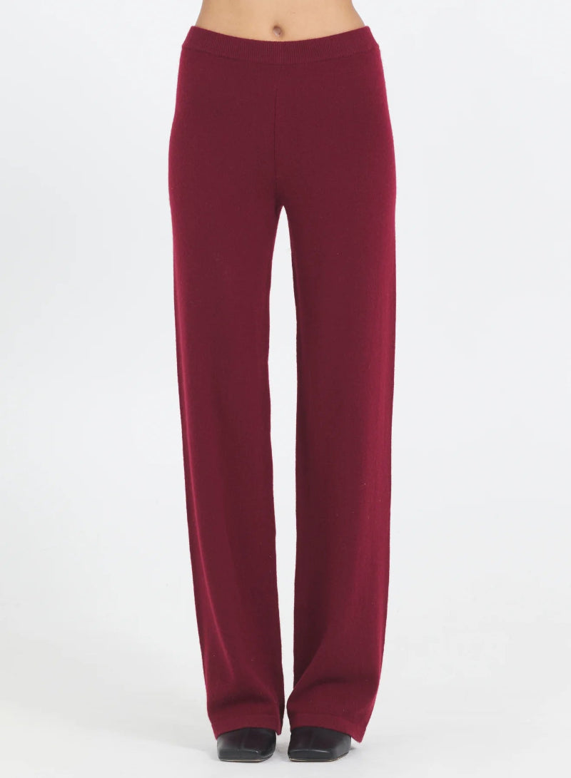 One Grey Day - Forbes Cashmere Pant in Currant