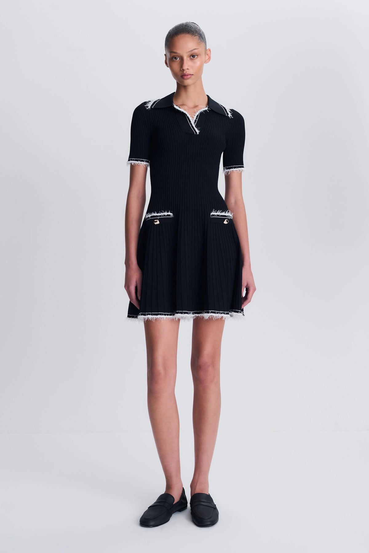 SIMKHAI - Linnea Compact Knit Mini Dress
