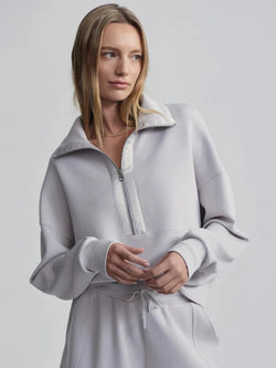 Varley - Keller Half Zip in Vapour Blue