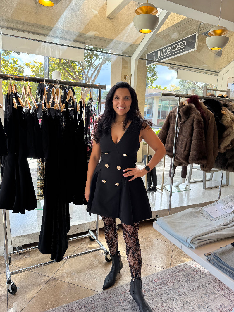 Sans Faff - Marlo Mini Dress in Black
