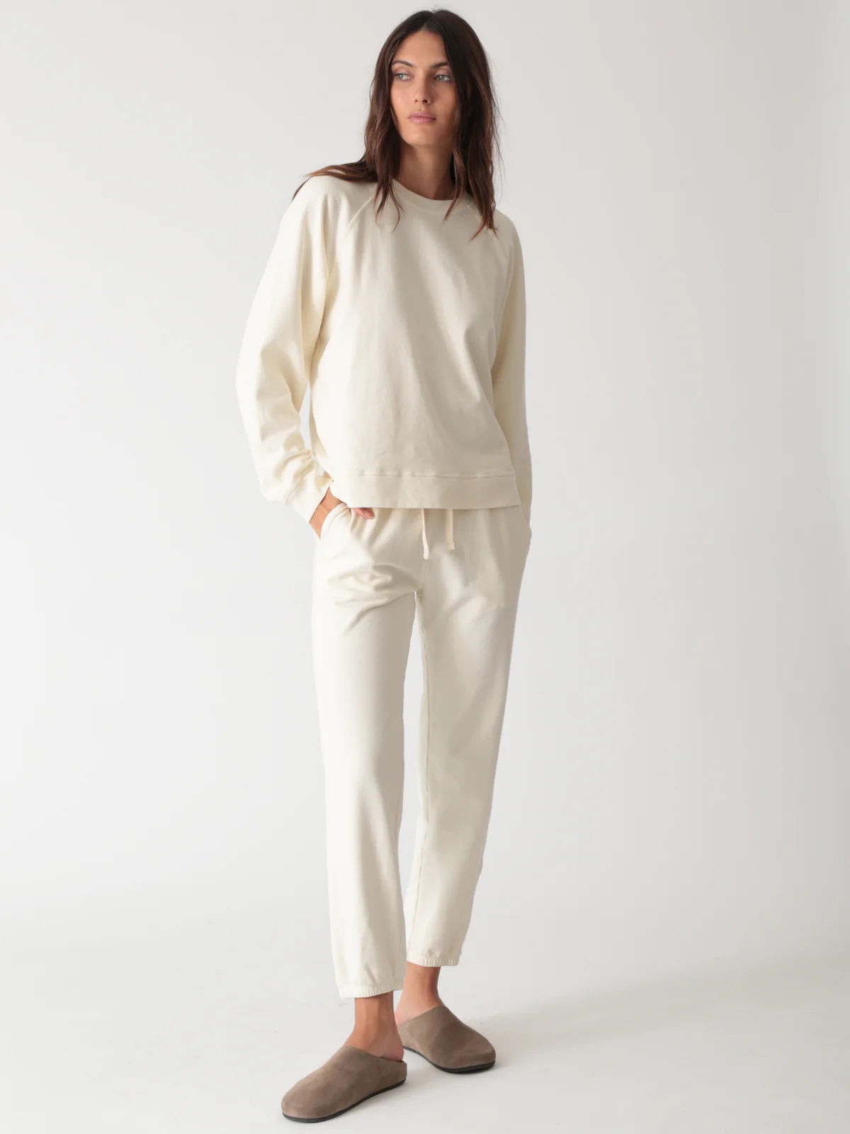 Electric & Rose - Classic Jogger in Ivory