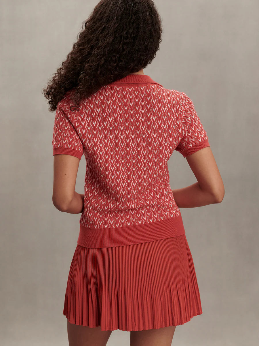 Varley - Ezrella Knit Top in Baked Apple