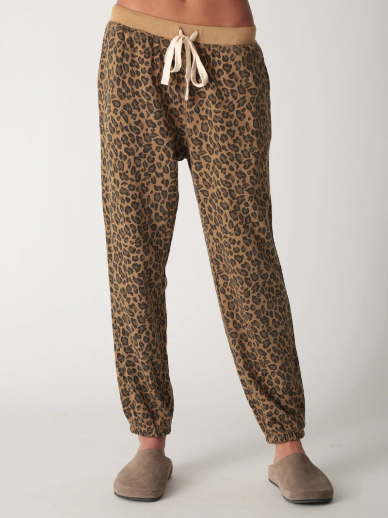 Electric & Rose- Classic Jogger- Leopard Natural