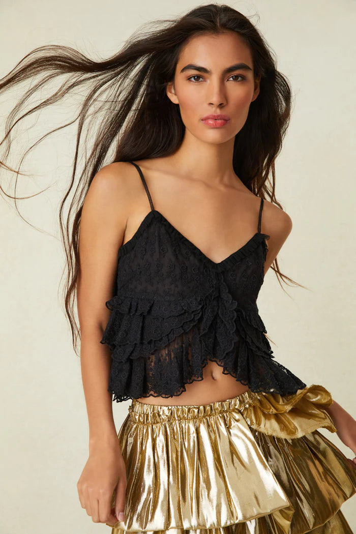LoveShackFancy - Abbott Top in Black