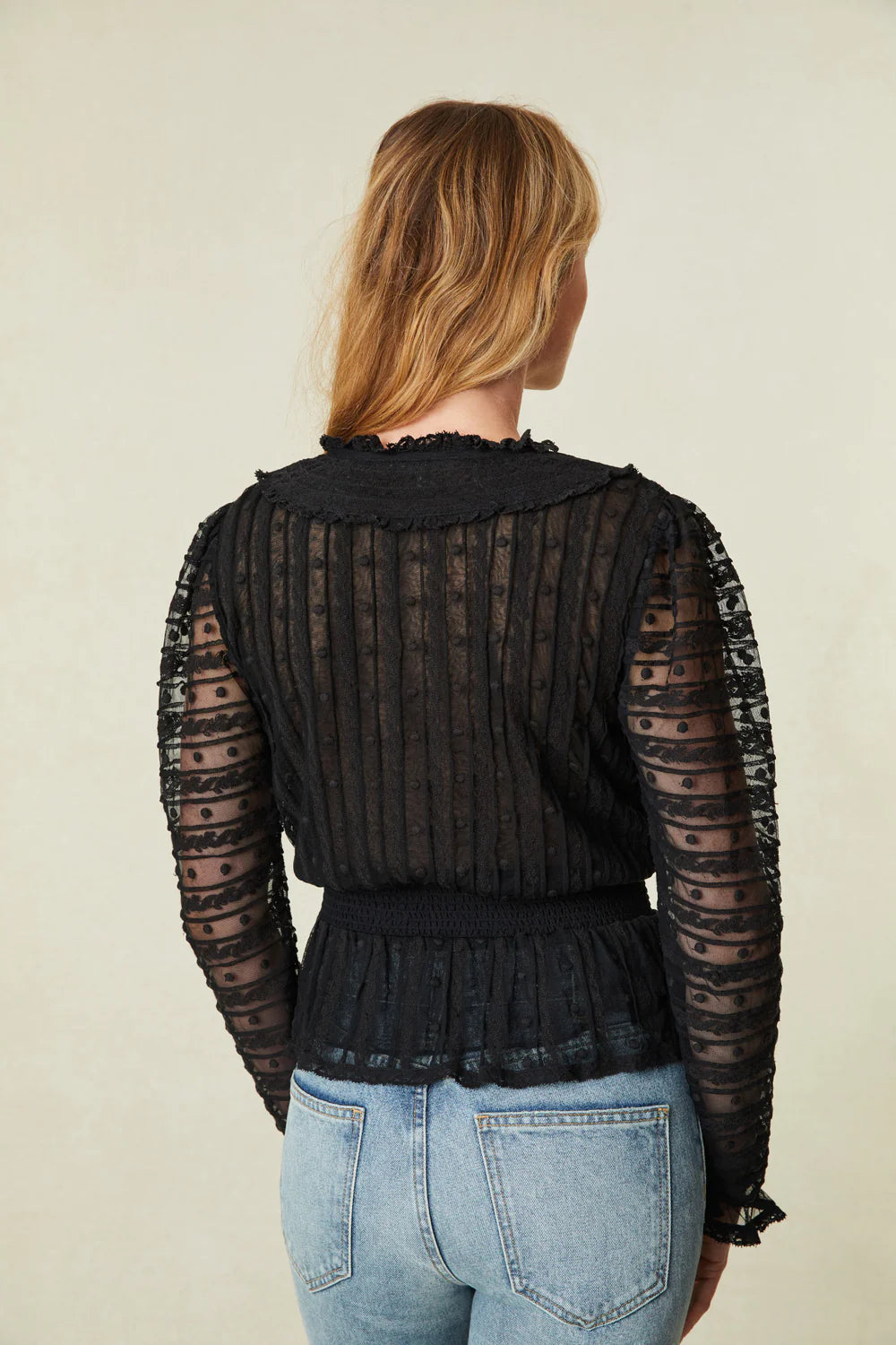 LoveShackFancy - Baine Top In Black