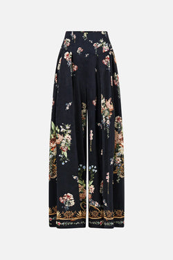 Camilla - Corset Waist Wide Leg Pant in Noble Endeavours