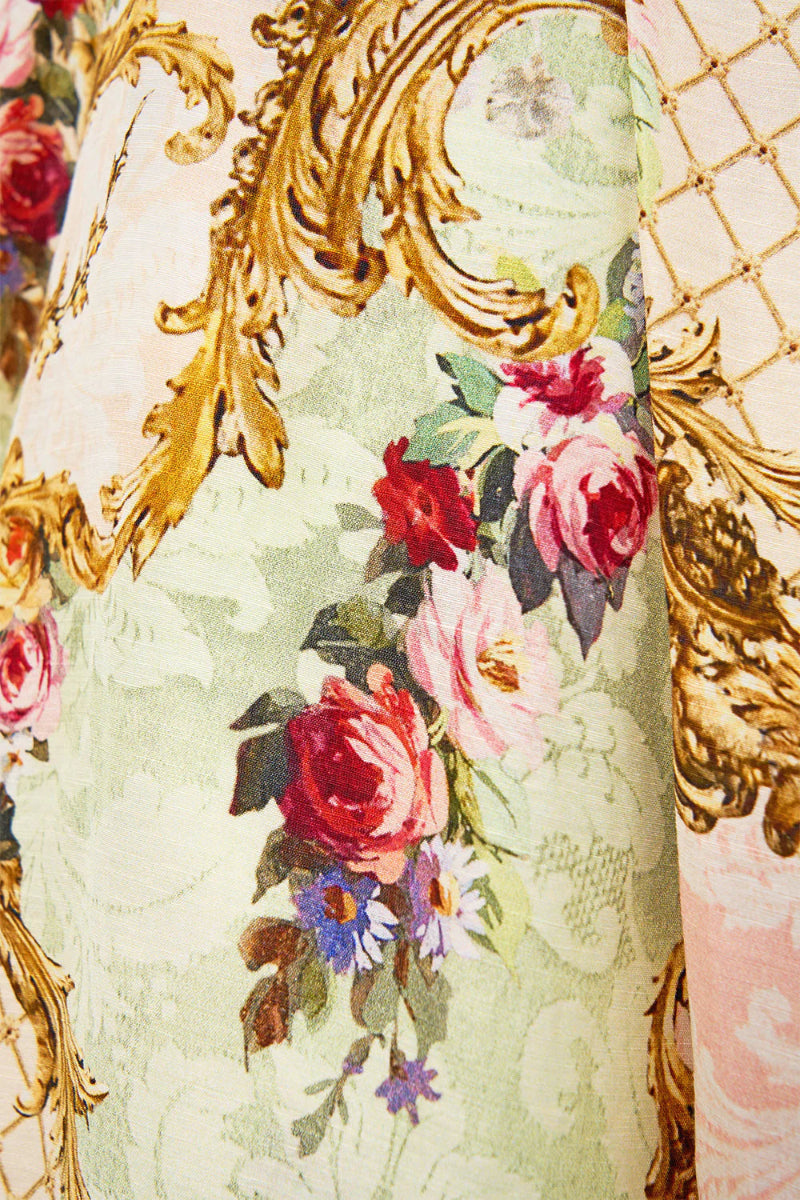 Camilla - Maxi Wrap Skirt in The Queen's Quarters