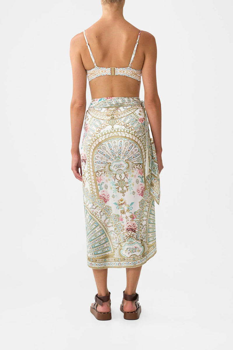 Camilla - Long Eyelet Sarong in Ottoman Dynasty