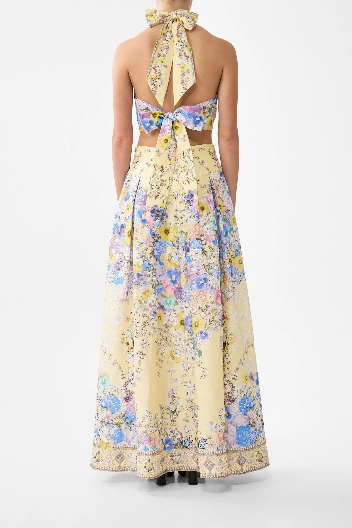 Camilla - Corset Waist Maxi Skirt