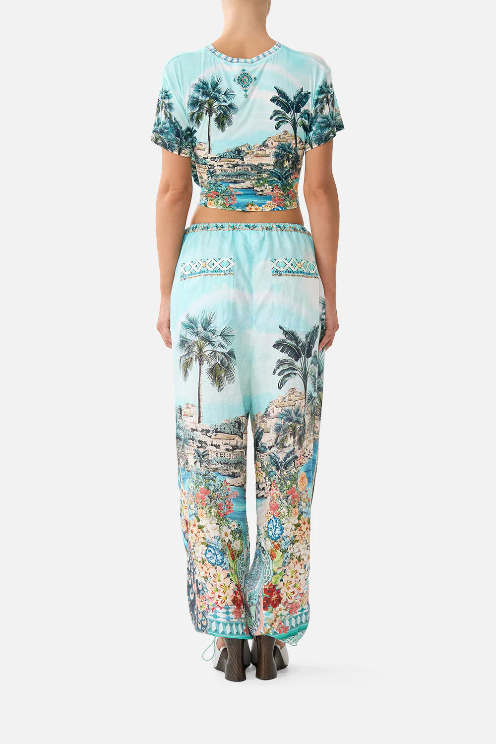 Camilla - Parachute Pant in Balearic Bebé