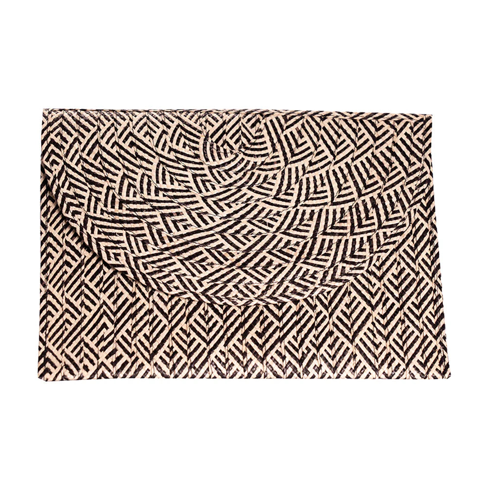 Claudia Botero Designs - Color Combo Clutch in Black Natural