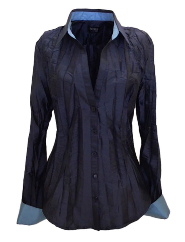 Beluva - Union Top in Navy Denium