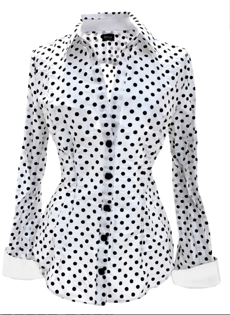 Beluva - Webster Dots in White/Black