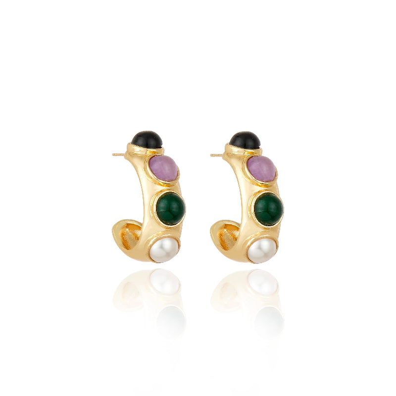 Cristina Sabatini - Di Cavalcanti Hoop Earrings