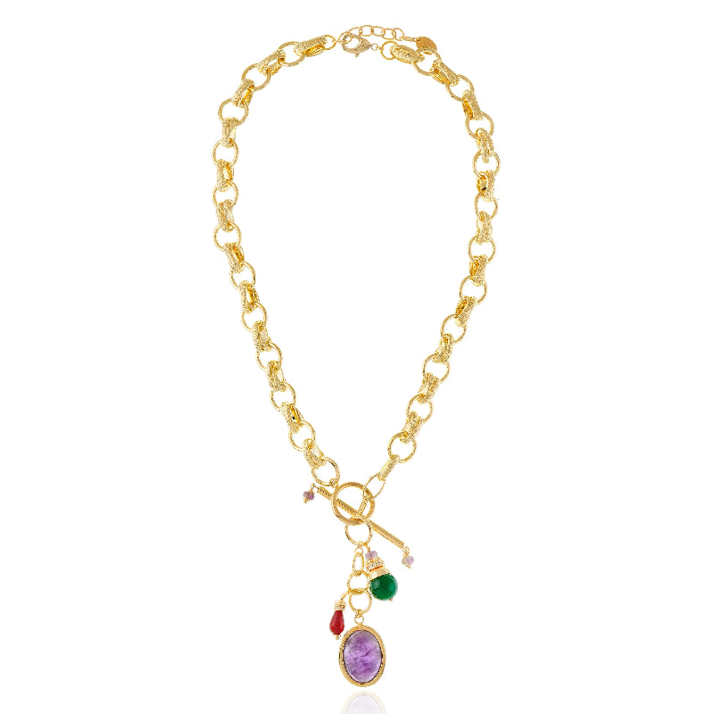 Cristina Sabatini - Sirena Necklace Amethyst