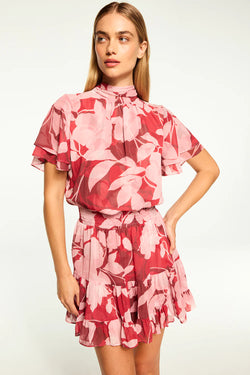 Misa Los Angeles - Saffie Dress in Flora Rosada
