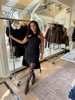 Sans Faff - Avery Mini Bow Dress in Black