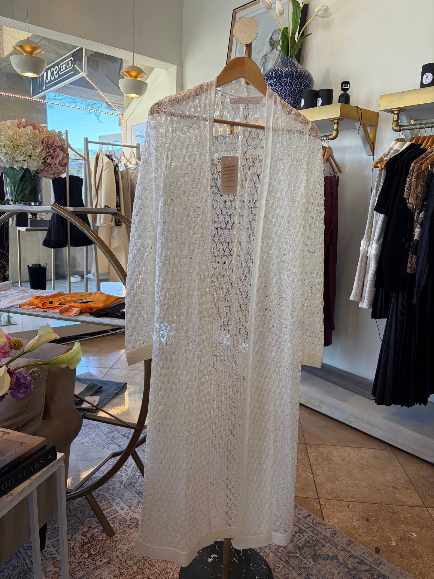 Maria Pavan - Jasmine Vest in White