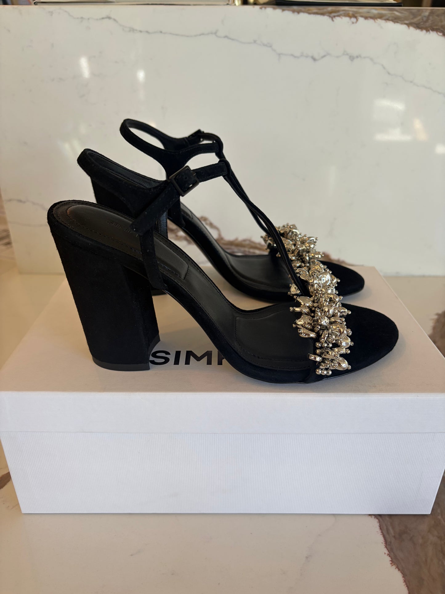 Simkhai - Stacey Heel in Black and Silver