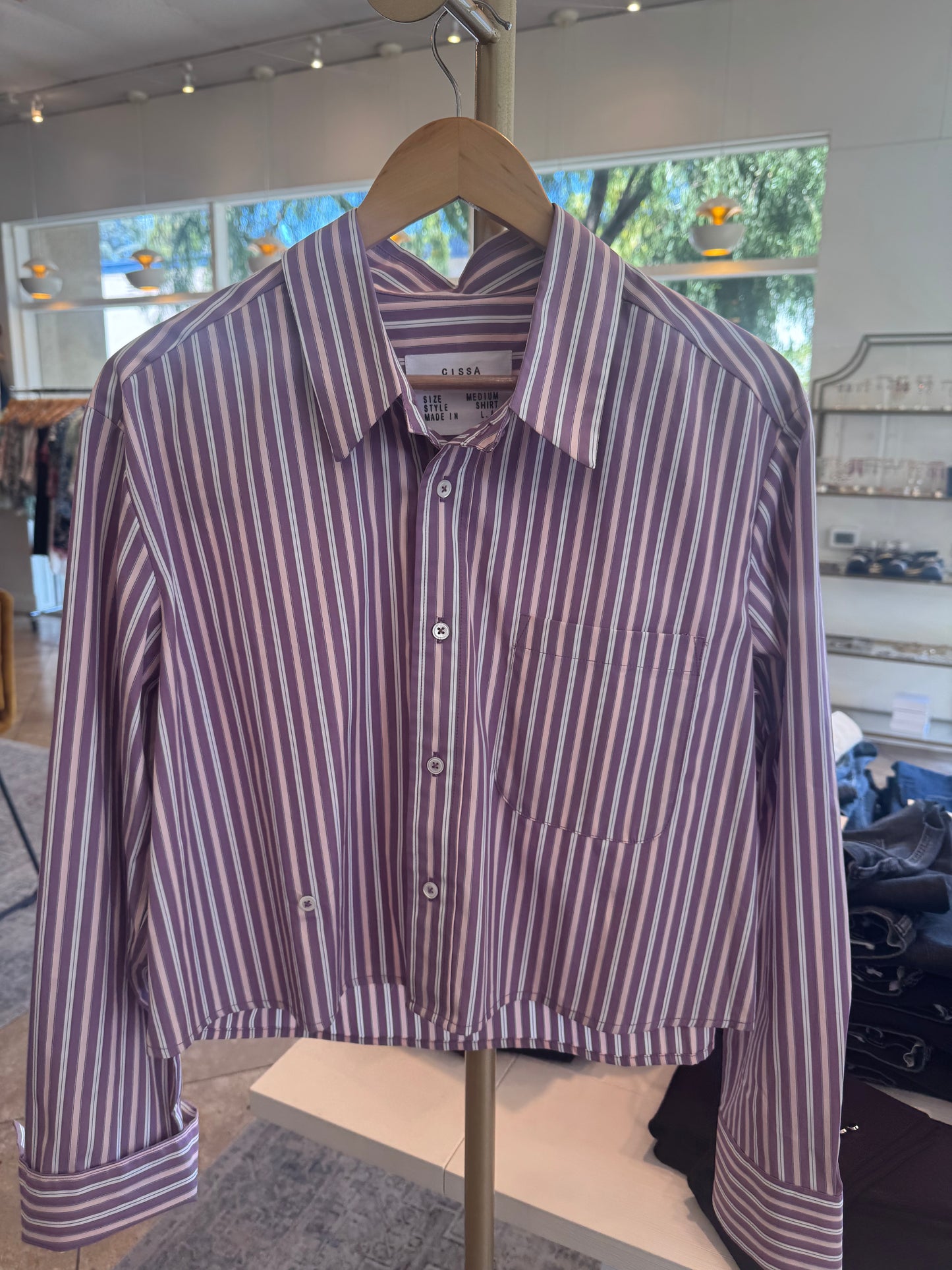 CISSA - The Shorty Shirt in Clovelly Stripe