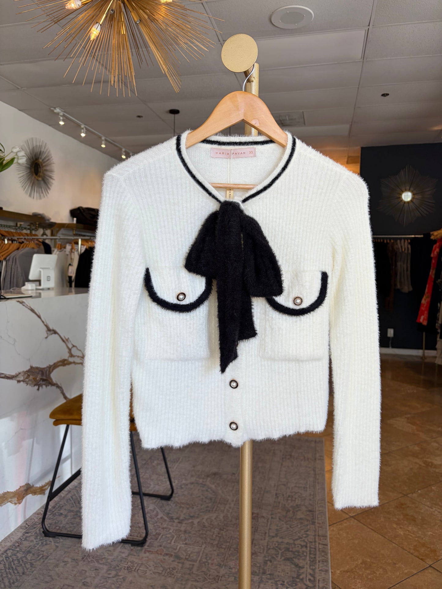 Maria Pavan - Coat Bicolor Off Glam Cartela