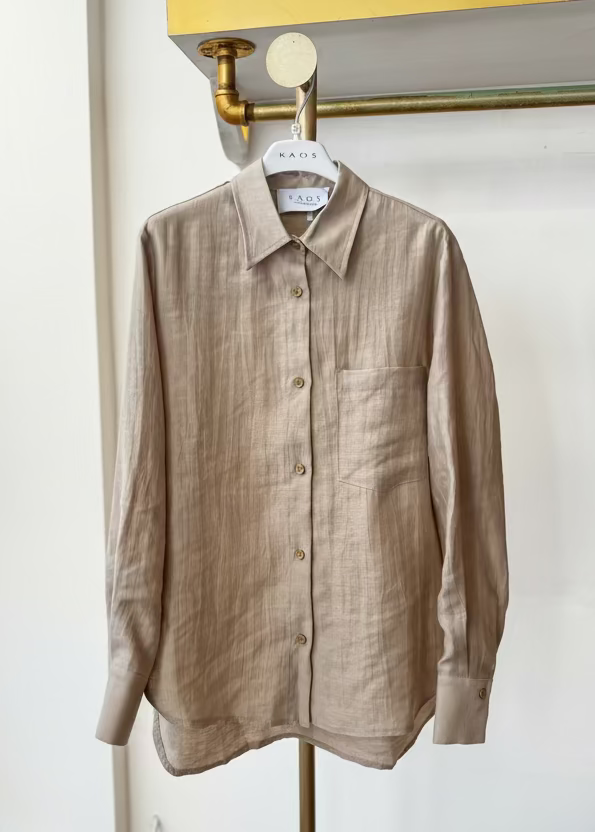 KAOS - Camicia Donna Blouse in Taupe