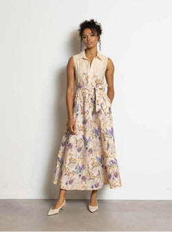 Dream Catcher - Olympia Dress in Yellow Flower Garden