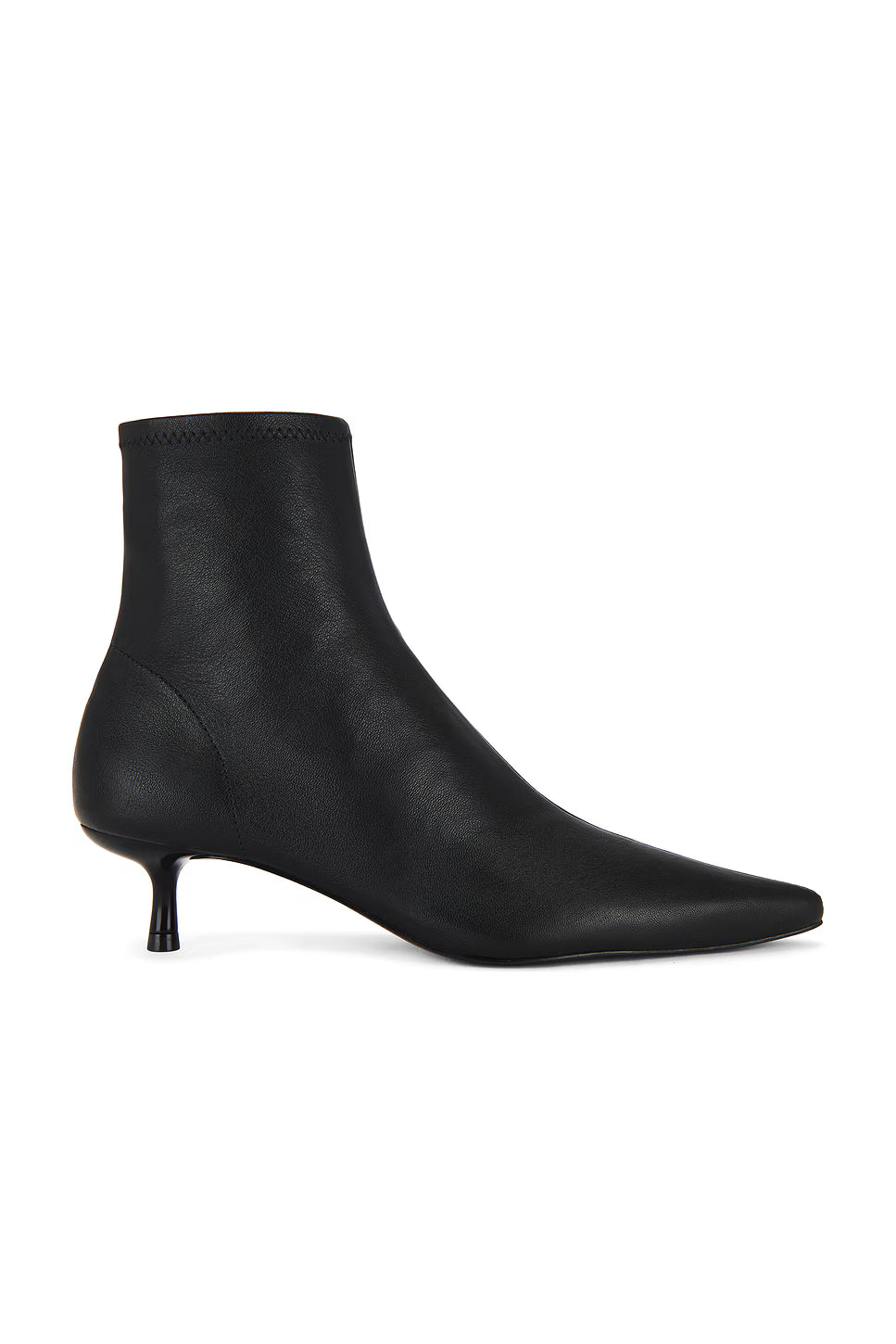 SIMKHAI - Joni Stretch Leather Ankle Boot in Black