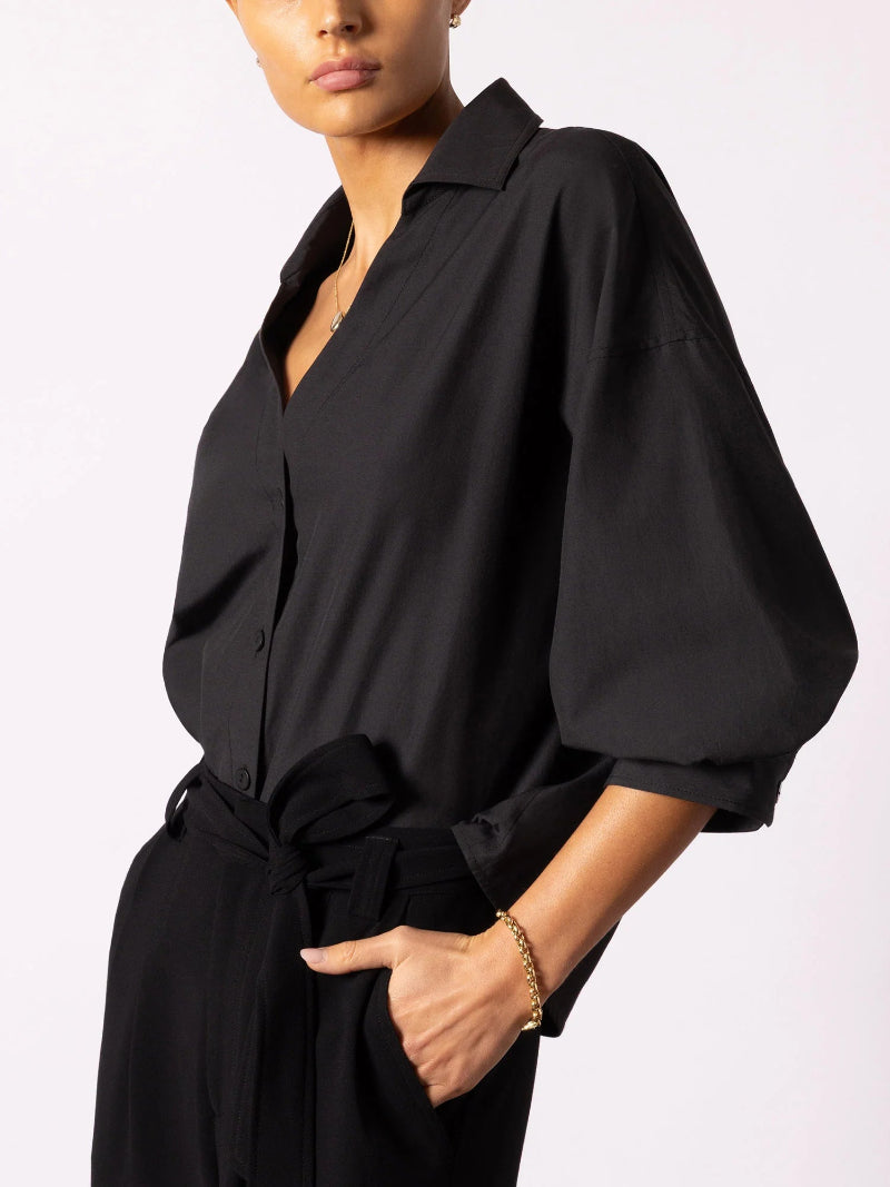 BROCHU WALKER - Kate Shirt in Black