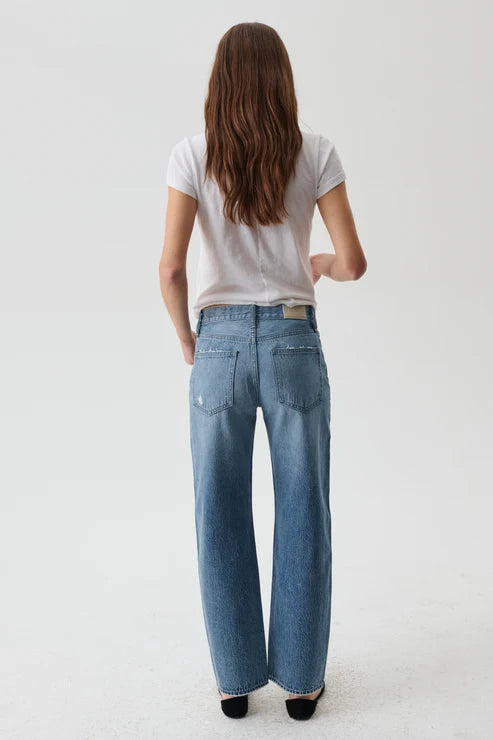 Pistola - Lexi Mid Rise Bowed Jean in Distance