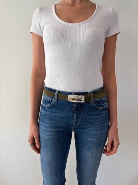 MARLOWE LEATHER BELT