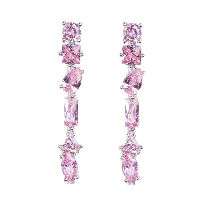 Nickho Rey - Julie M Earrings in White Pink