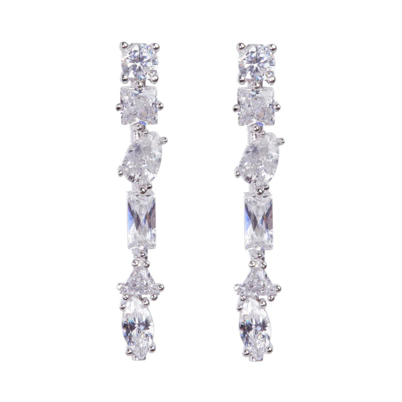 Nickho Rey - Julie M Earrings in White