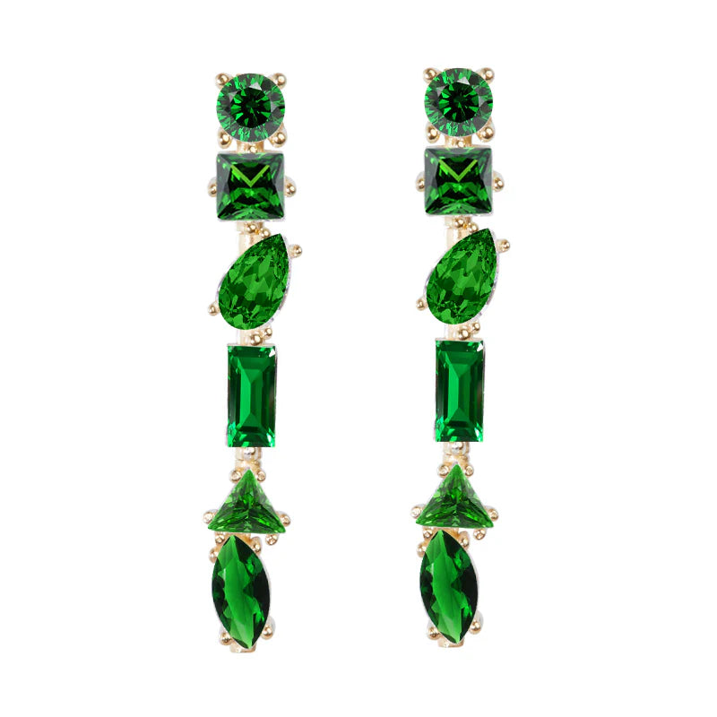 Nickho Rey - Julie M Earrings in Gold Emerald