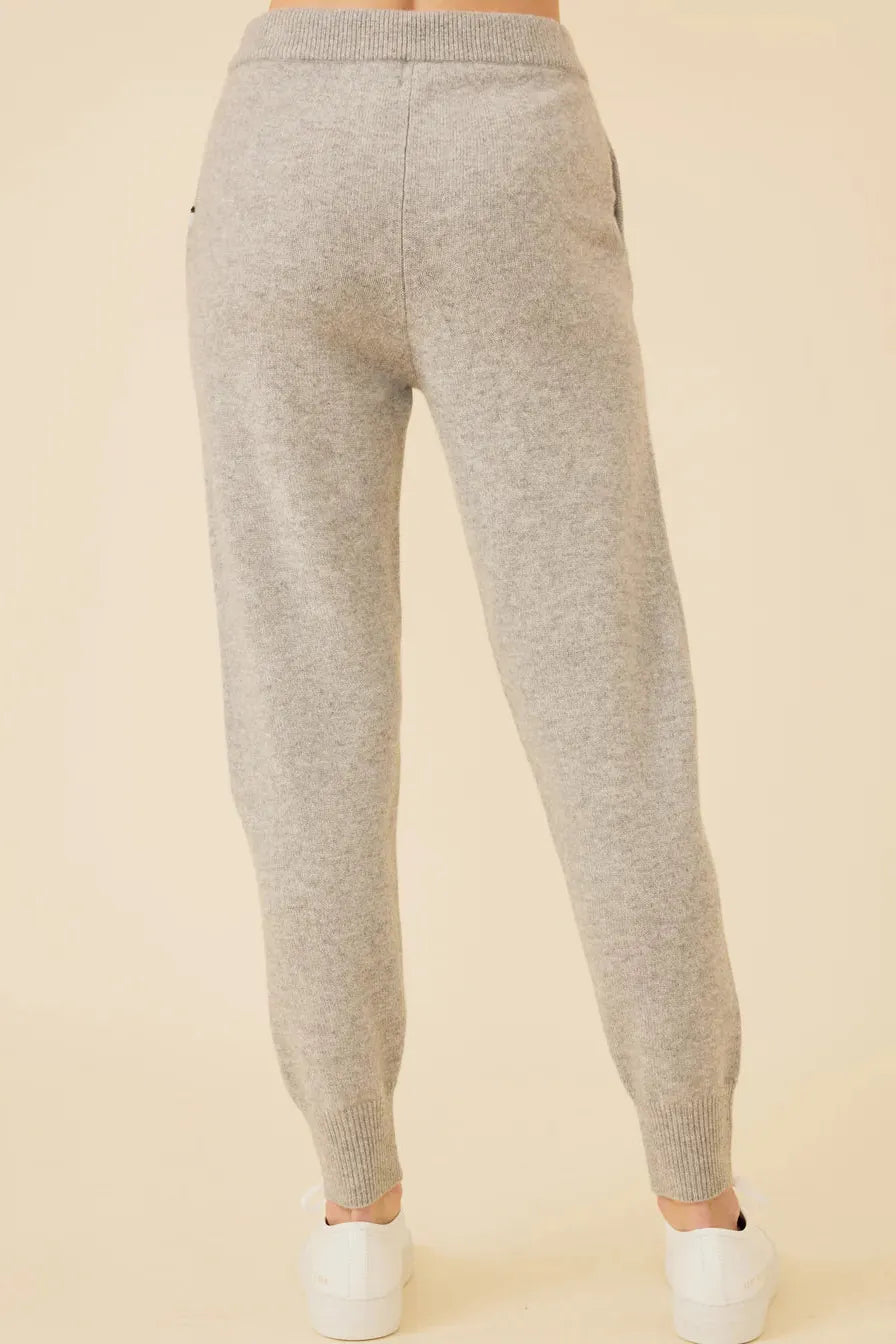 One Grey Day - Colorado Cashmere Pant in Heather Grey