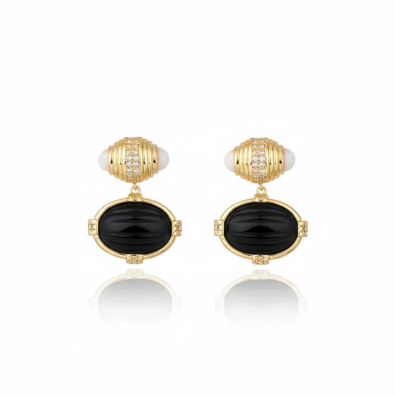 Cristina Sabatini - Tarsila Earrings in Black