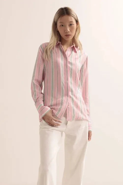 dMn Paris - Regina Bayadere Shirt in Rose