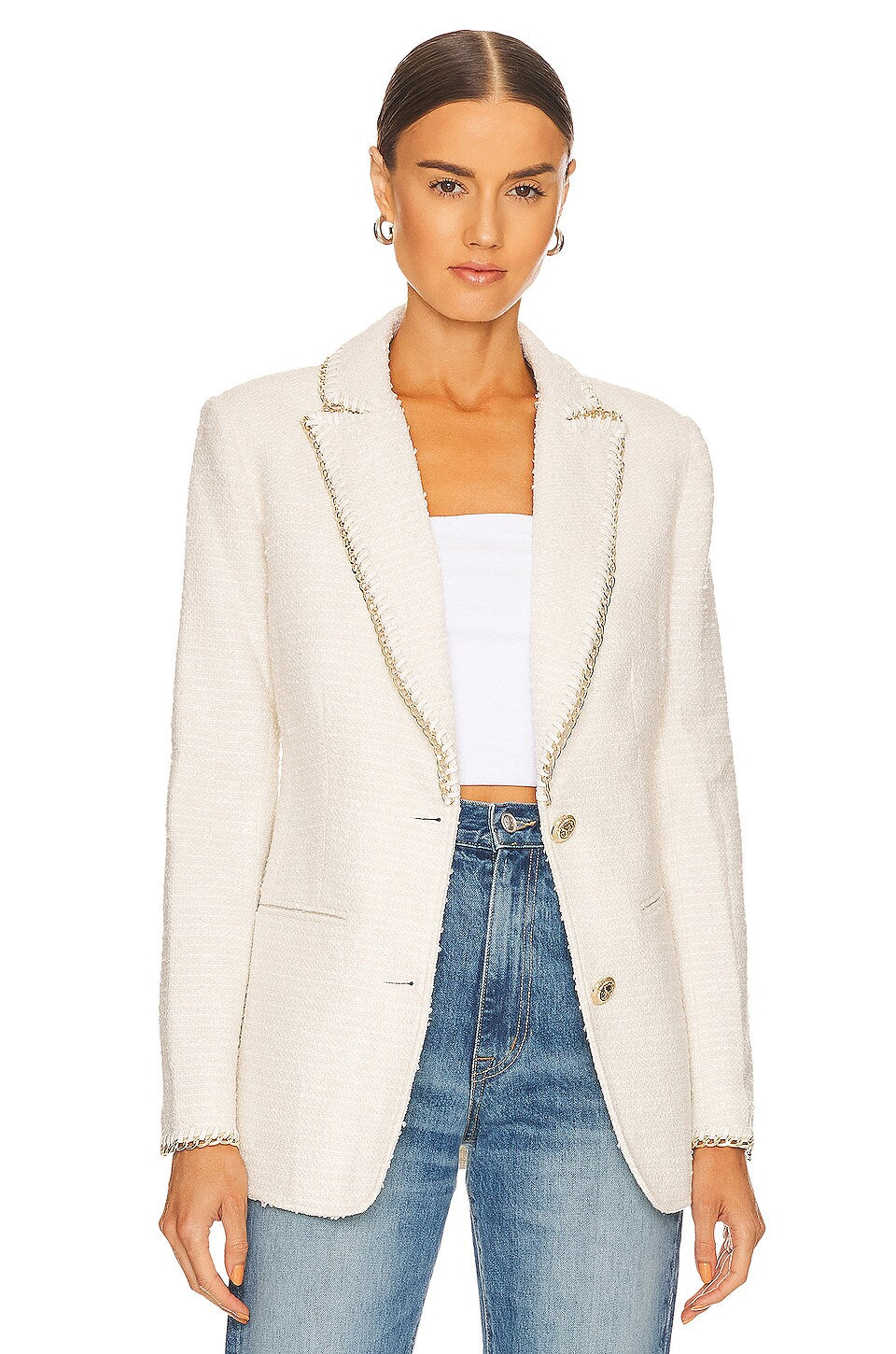 Retrofête - Elfie Blazer in White