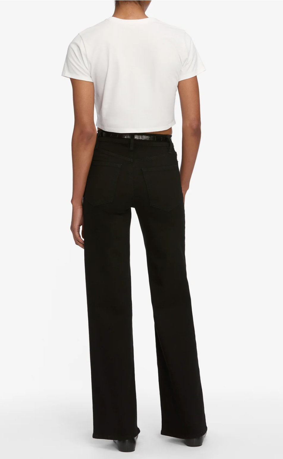 FRAME - Le Slim Palazzo in Black