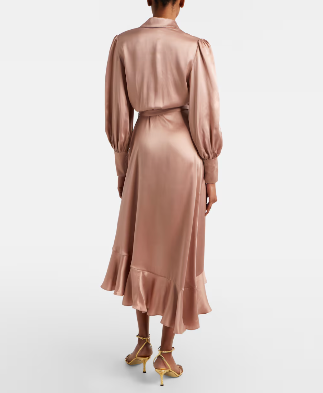Zimmermann - Silk Wrap Midi Dress