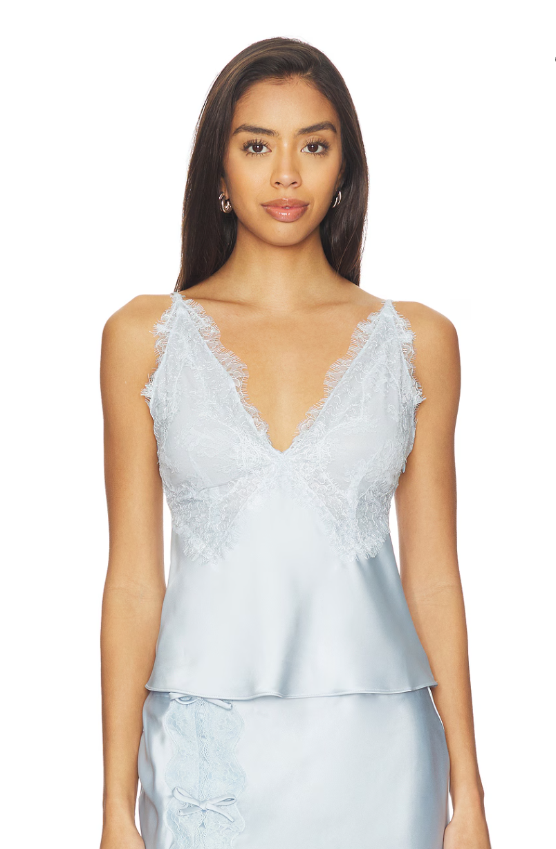 LoveShackFancy - Elloryn Top in Airy Blue