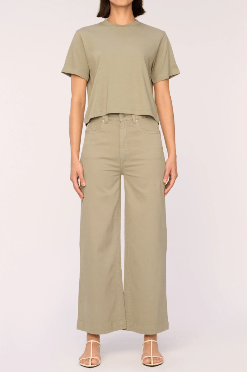 DL 1961 - Hepburn Wide Leg Wide Leg Vintage in Alpine Green