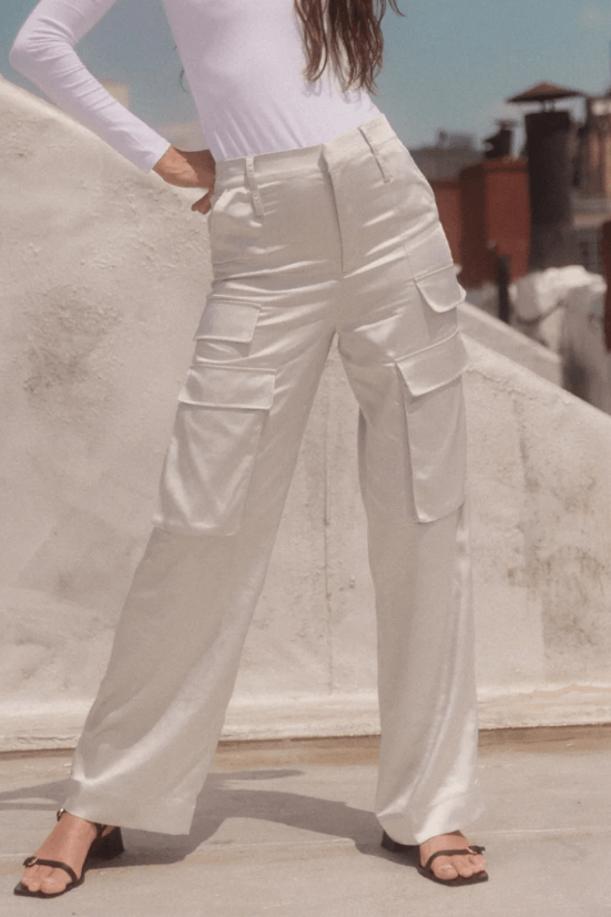 Catherine Gee - Cargo Pant in White